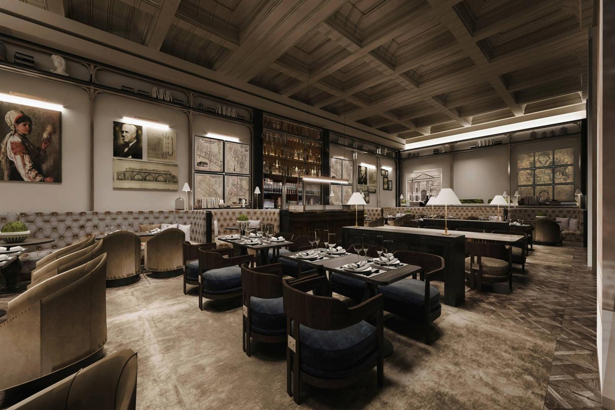 Hotel The Marmorosch Bucharest, Autograph Collection Exteriér fotografie The interior of the restaurant