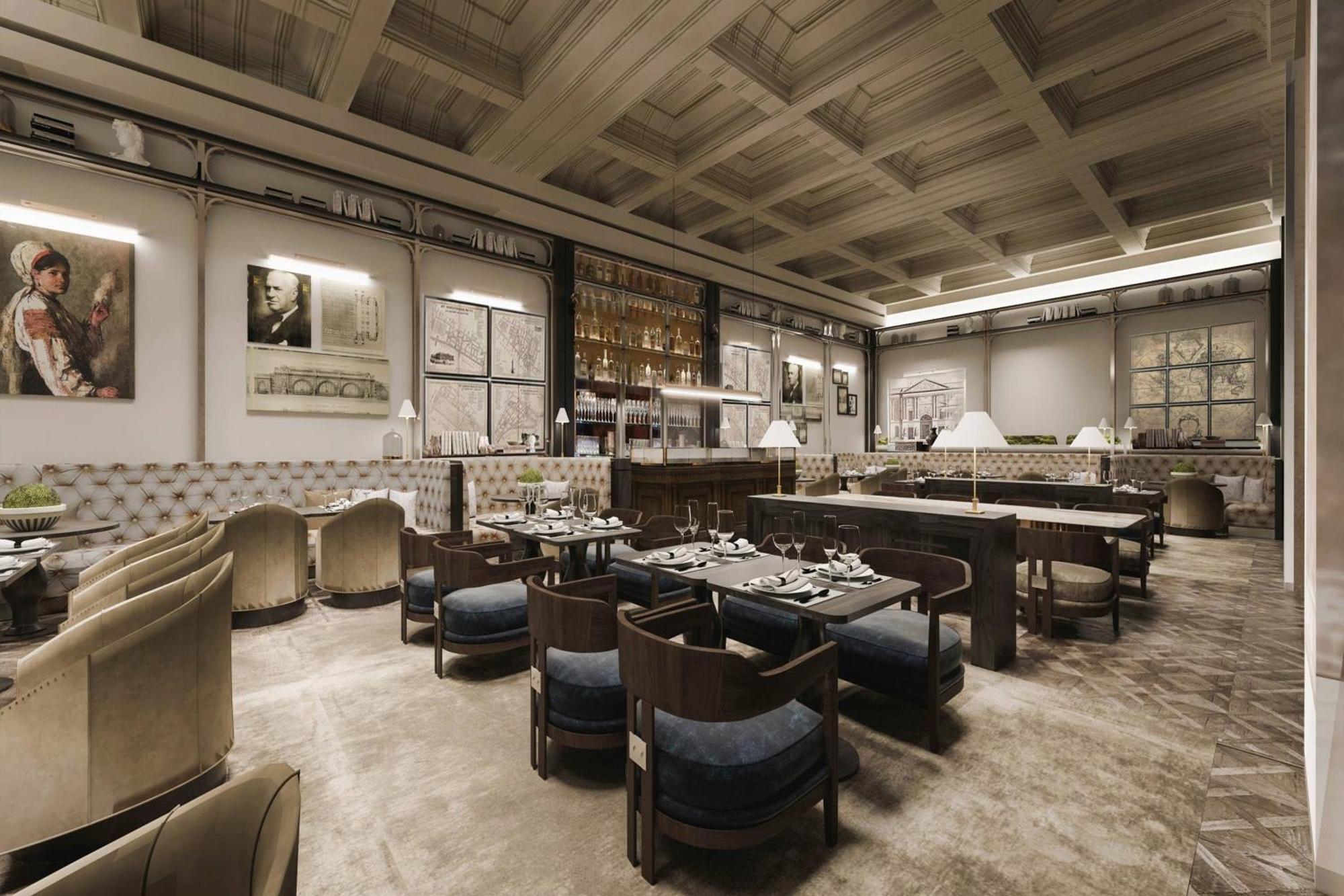 Hotel The Marmorosch Bucharest, Autograph Collection Exteriér fotografie The interior of the restaurant