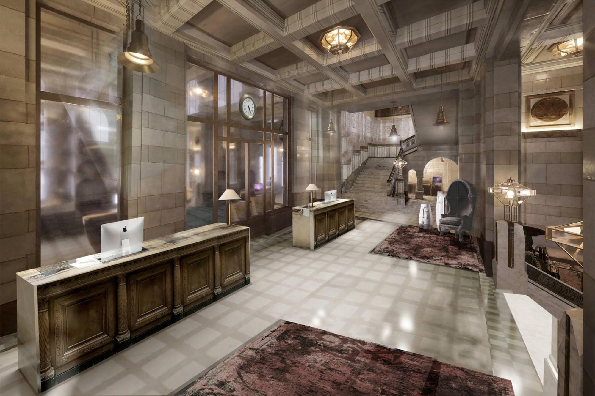 Hotel The Marmorosch Bucharest, Autograph Collection Exteriér fotografie The lobby of the hotel