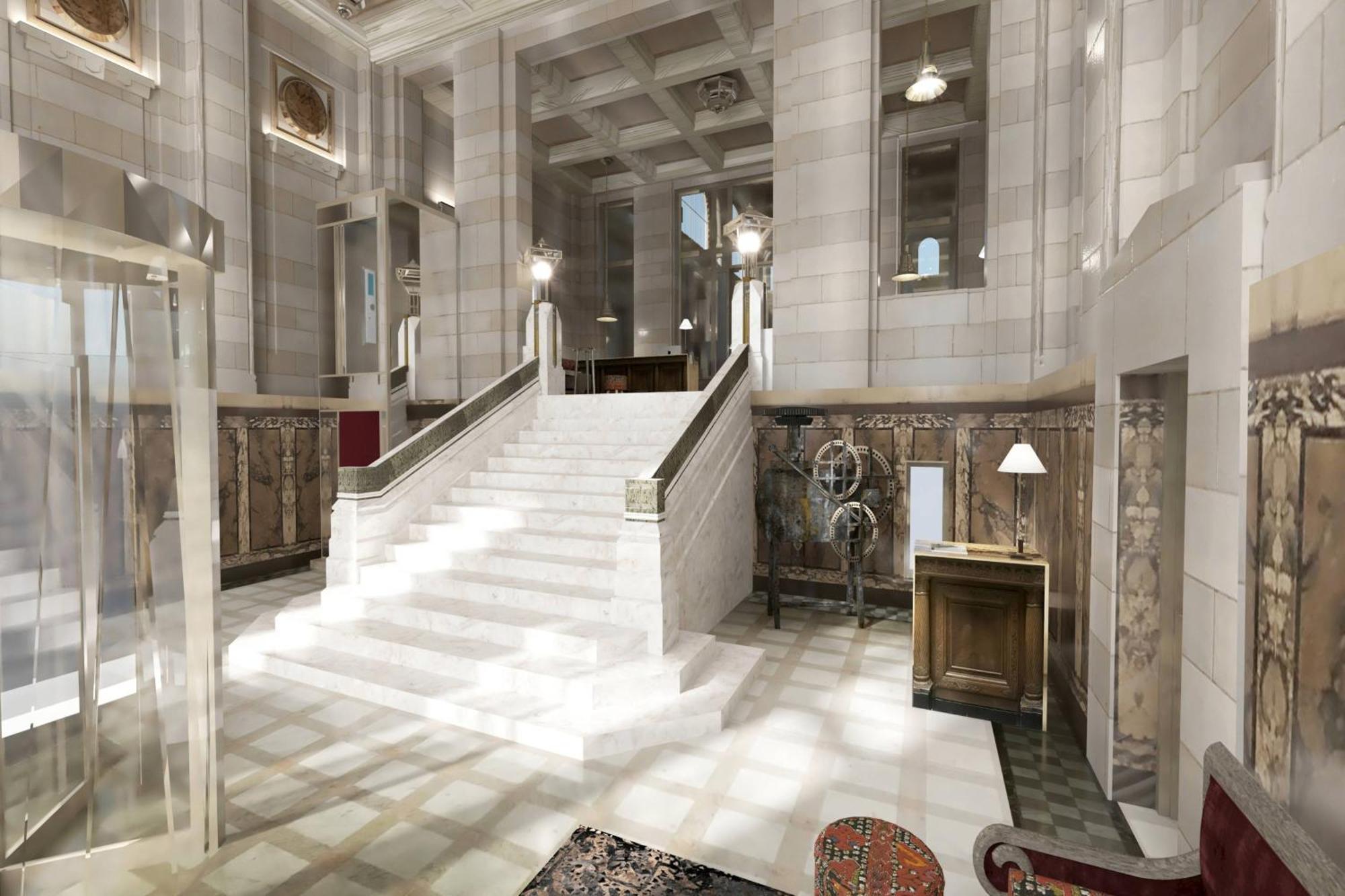 Hotel The Marmorosch Bucharest, Autograph Collection Exteriér fotografie The lobby of the hotel