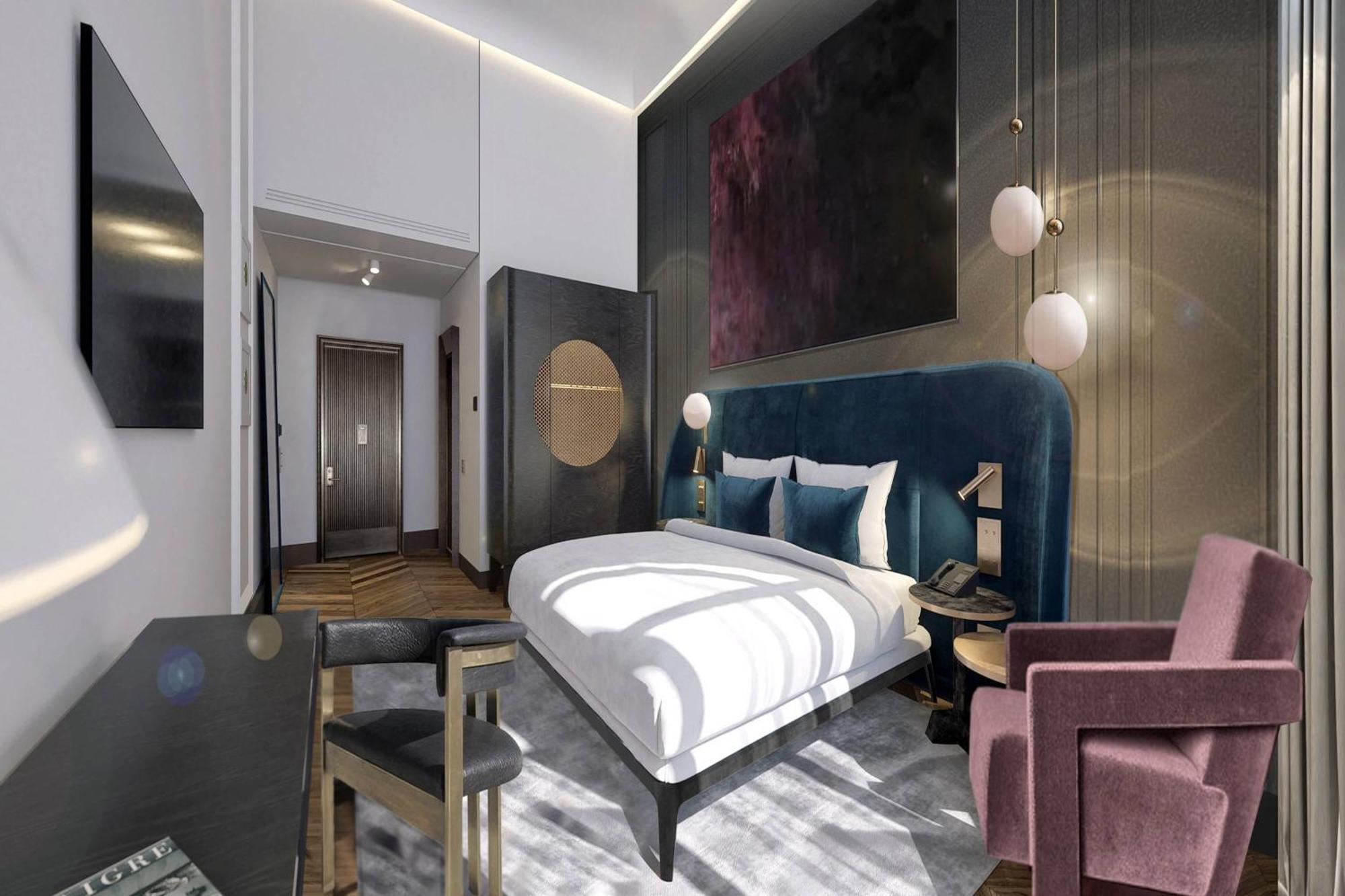 Hotel The Marmorosch Bucharest, Autograph Collection Exteriér fotografie A room at the hotel